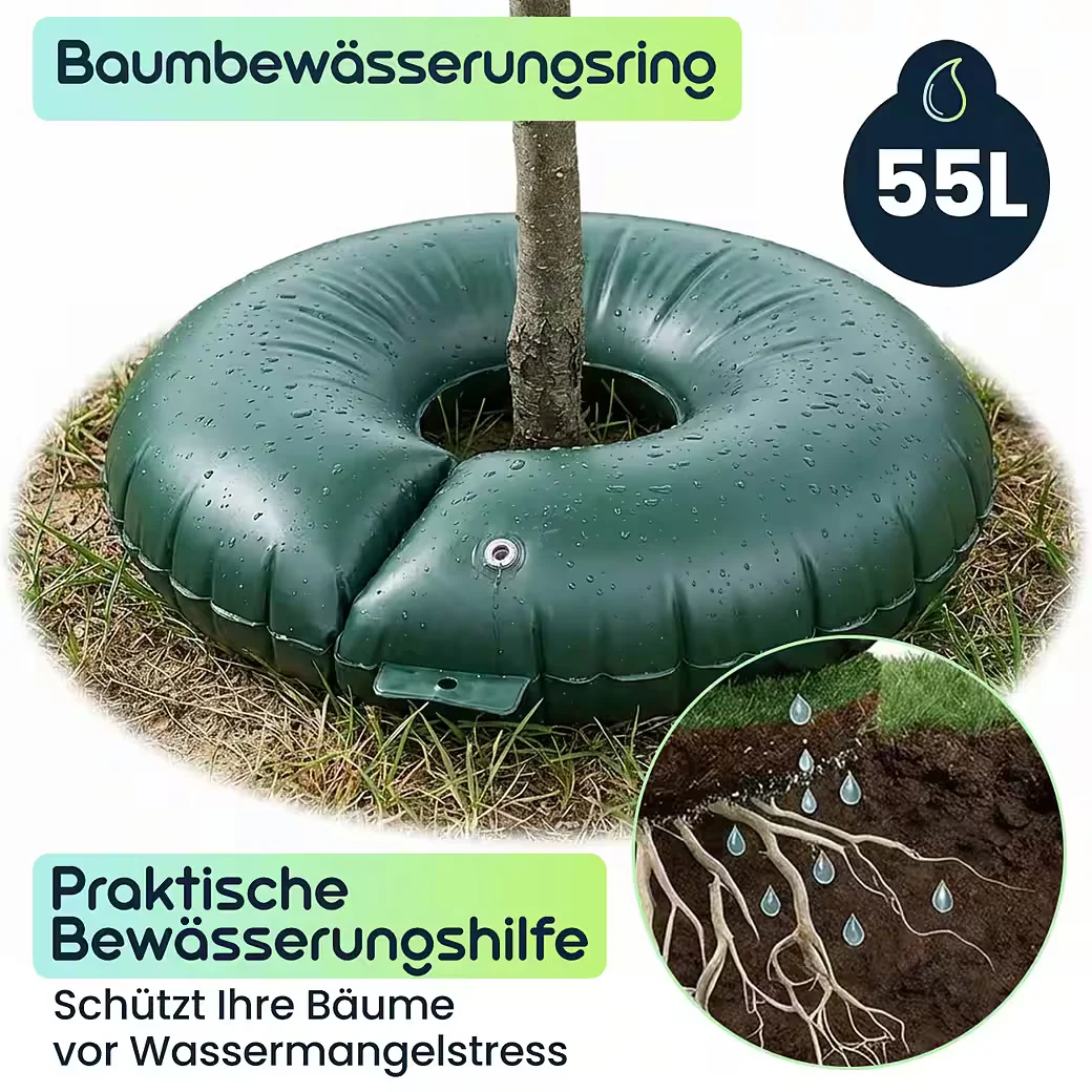 SHOP'N SMILE IDEOON Bewässerungsbeutel 55L Baumbewässerungsring 30 cm