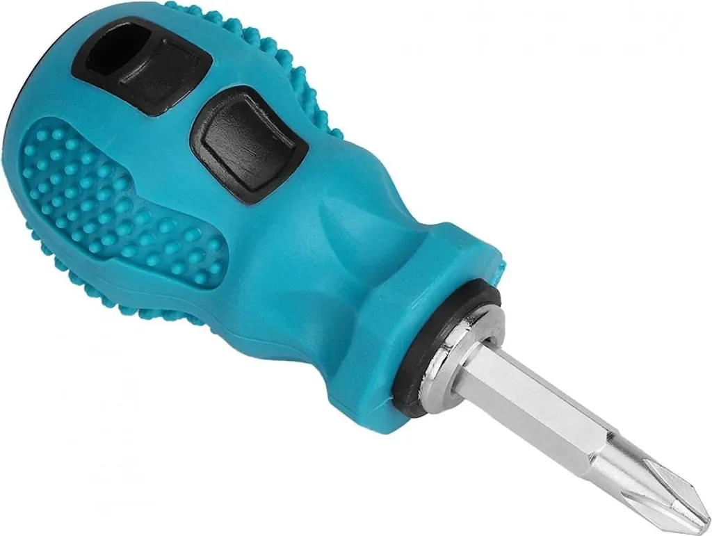 Doppelschlitz Schraubendreher kurz magnetisch Chrom-Vanadium TPR