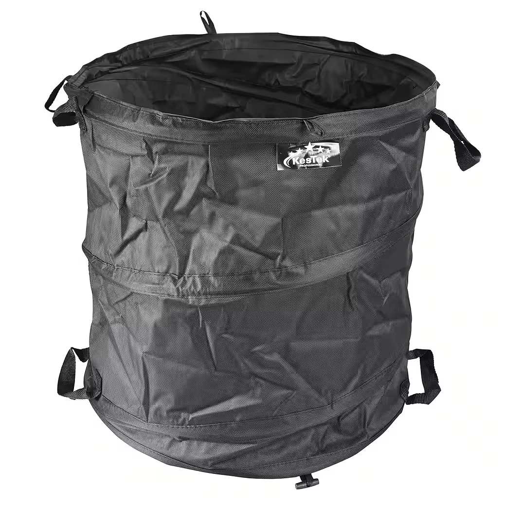 KESTEK Gartenabfallsack PopUp 85L schwarz selbstaufstellend