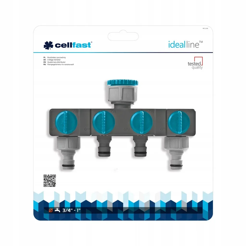CELLFAST Ideal Griffin Schlauchverteiler für Gartenschlauch