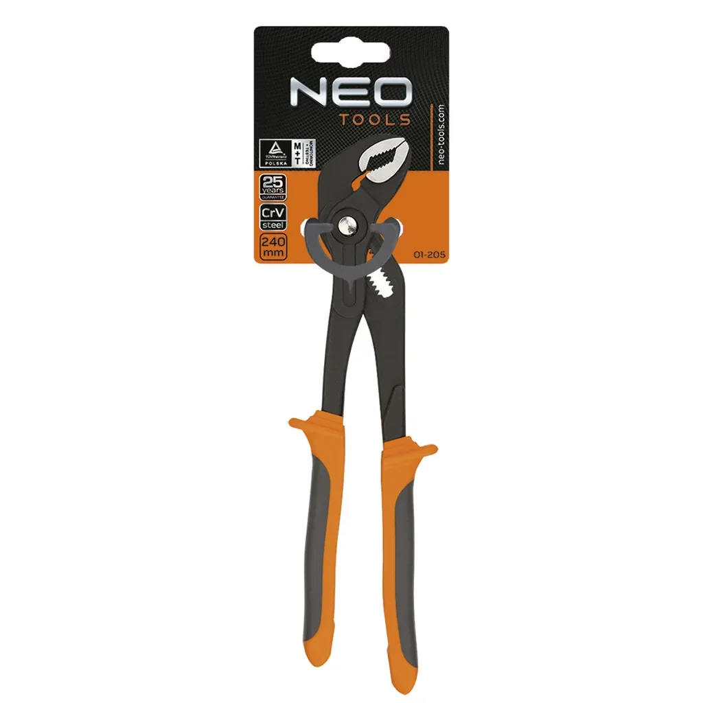 Neo Tools Wasserpumpenzange 240 mm Alligator DIN 8976 0-36 mm