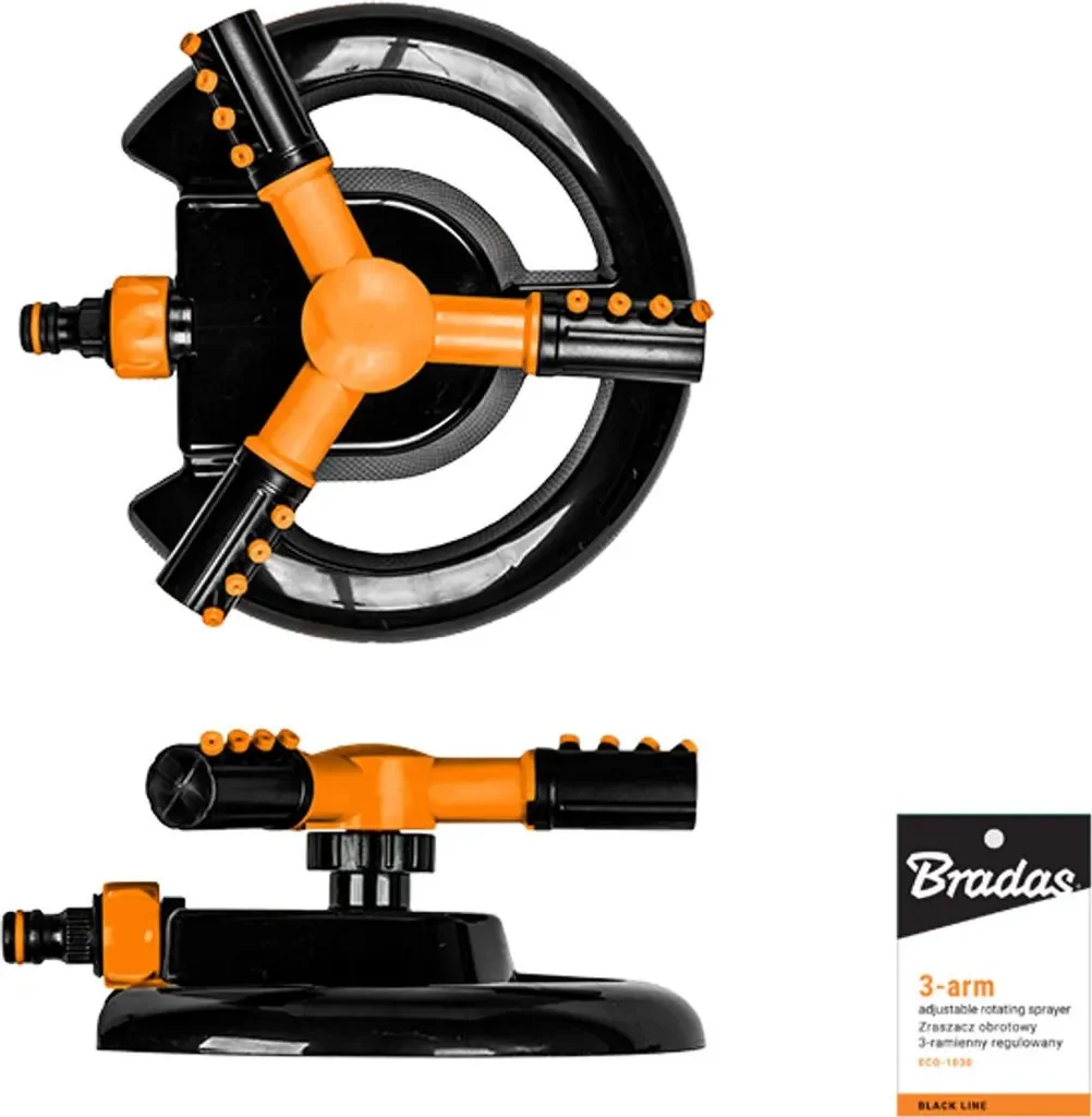 Bradas ECO-1030 Black Line Rotationsregner Rasensprenger