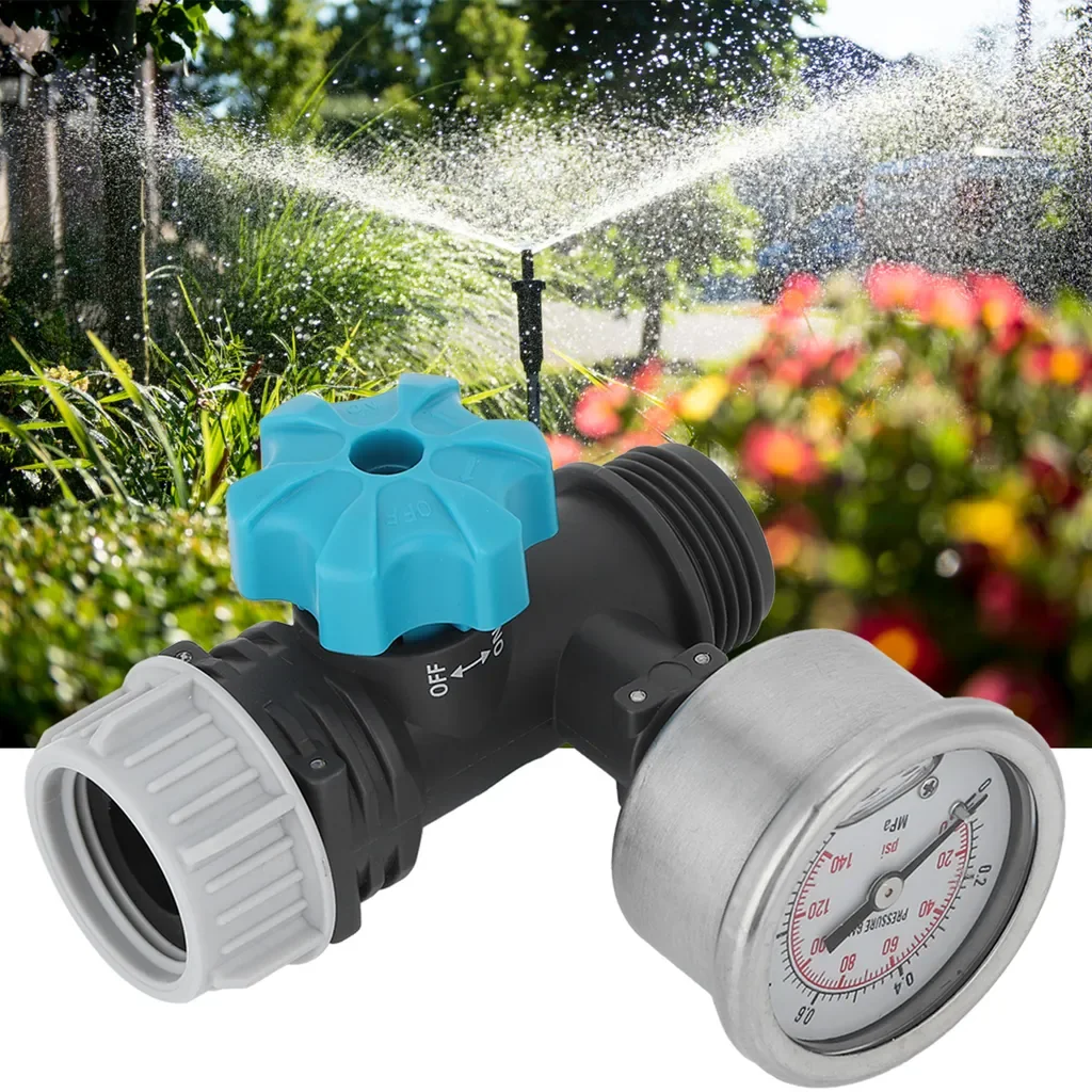 Cocosity G3/4 Wasserdruckregler mit Manometer für Gartenbewässerung