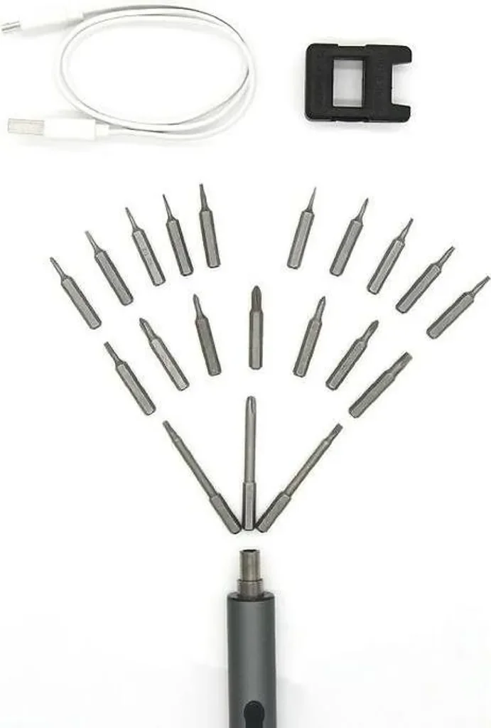 SEQURE ES-180 elektrischer Präzisionsschraubendreher Bit-Set