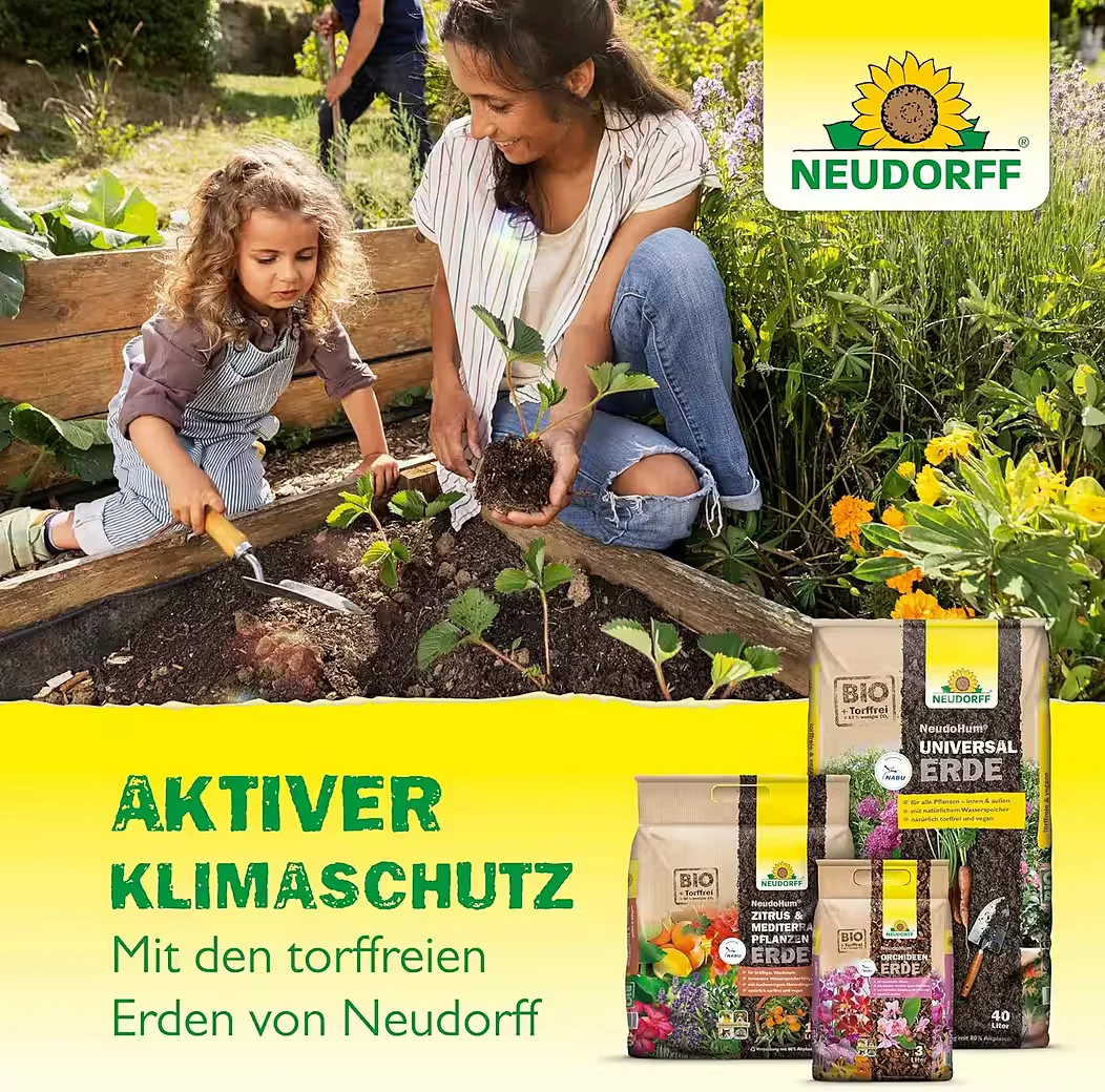 NEUDORFF NeudoHum Hochbeet und Gewächshauserde 40 L torffrei Bio