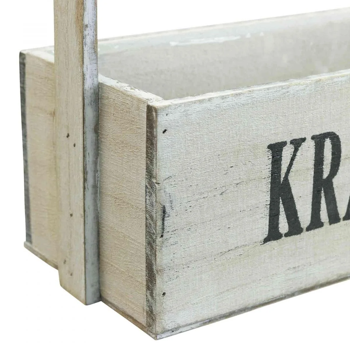 Viana Dekokorb Holzpflanzkasten Kräuterkiste Shabby Chic rustikal