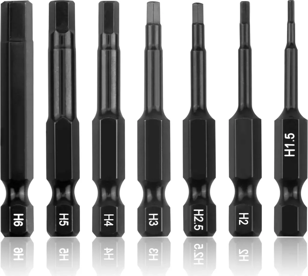 OEM 7-tlg. magnetisches Schraubendreher-Set S2-Stahl, 89 mm Hex