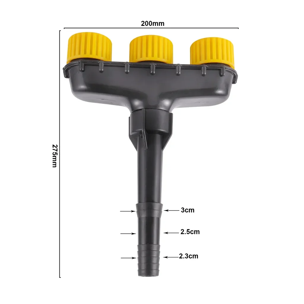 Rosikey Gartensprinkler verstellbar 3 Düsen für Rasenbewässerung