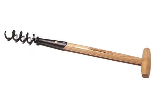 KRUMPHOLZ Löwenzahnzieher Unkrautstecher mit Eschenstiel 40 cm