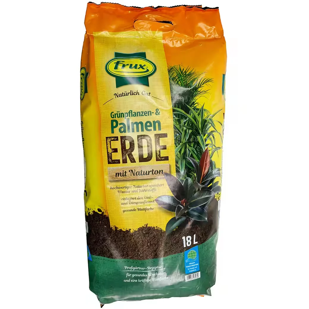 FRUX Blumenerde Palmenerde 18 l für Grünpflanzen und Palmen