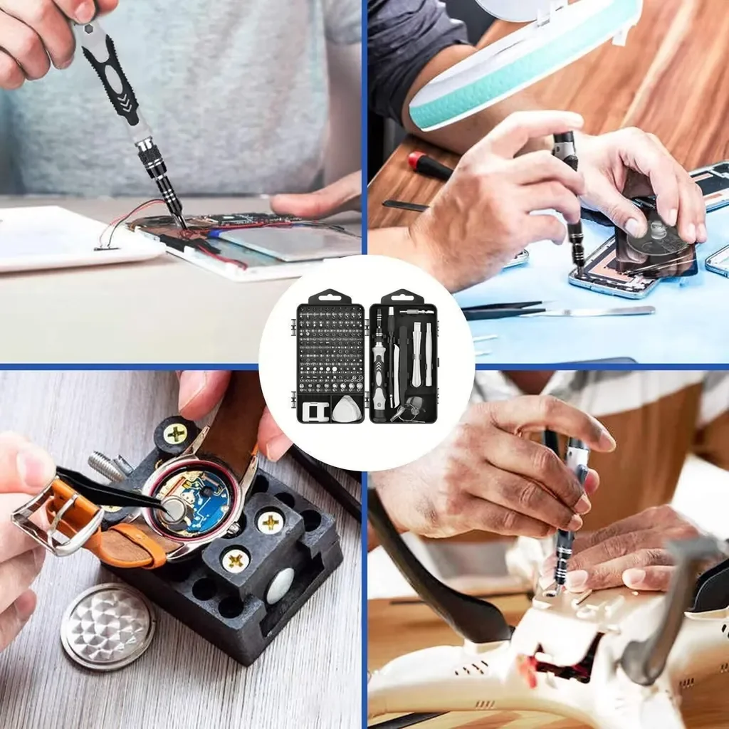 Tunershop Präzisions Schraubendreher Set 115 in 1 Elektronik Reparatur