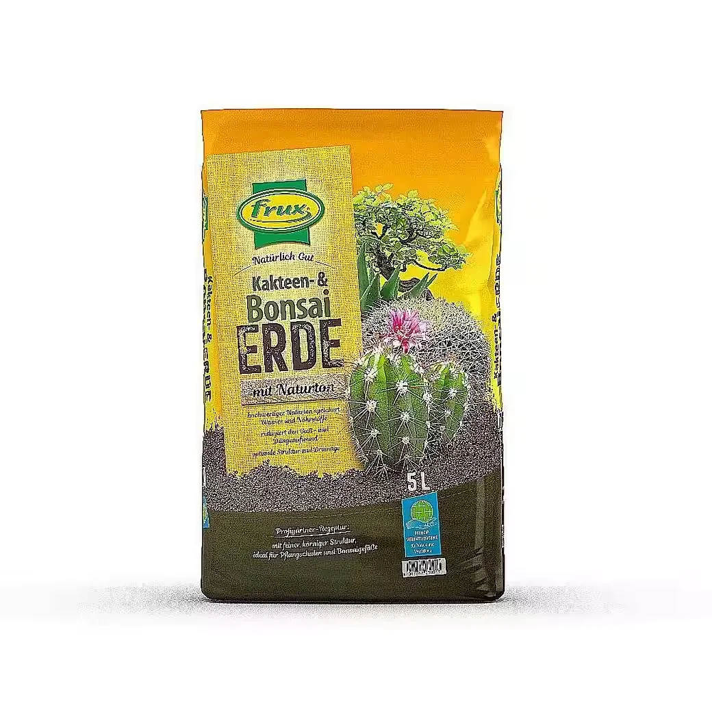FRUX Kakteenerde 5 l Sukkulentenerde Bonsaierde anwendungsfertig