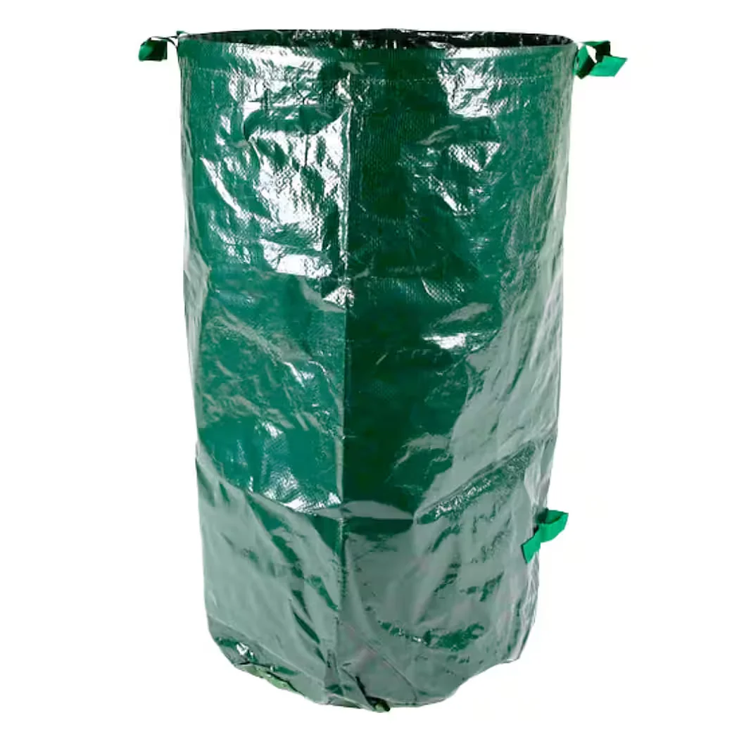 RACEL Gartensack 110 L stabiler Laub und Gartenabfallsack mit Griffen