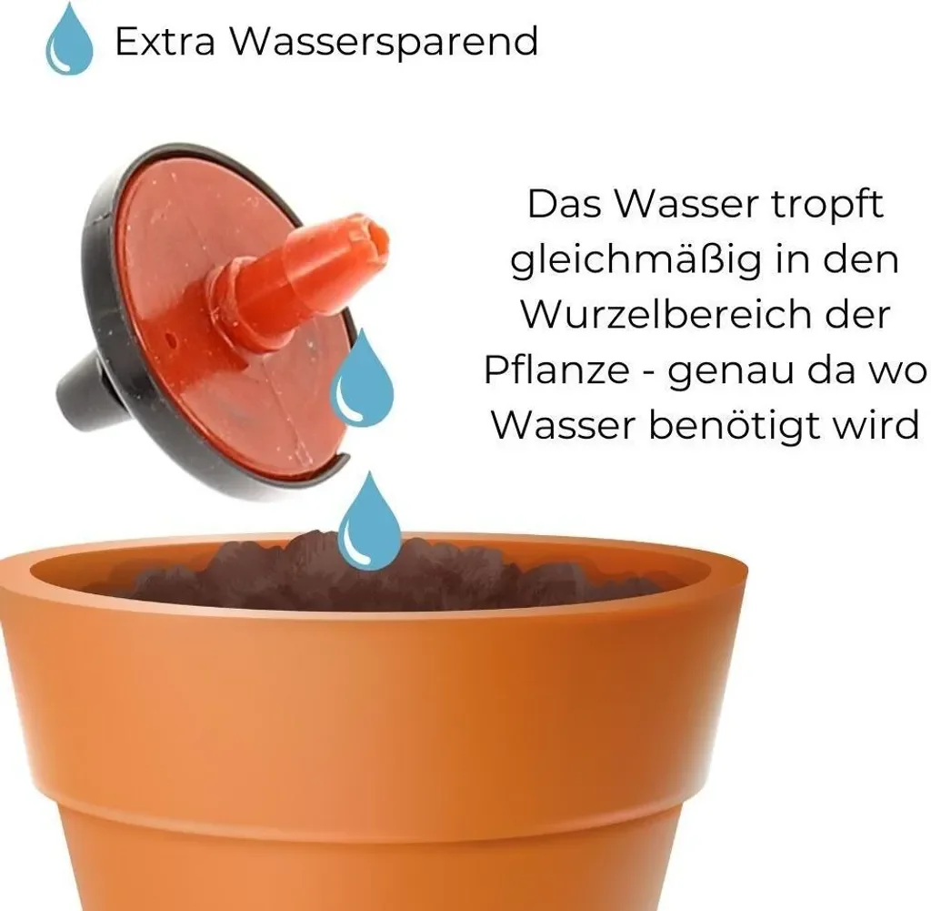 GARPET Bewässerungsset 15 m Tropfbewässerung für Hochbeet Balkon