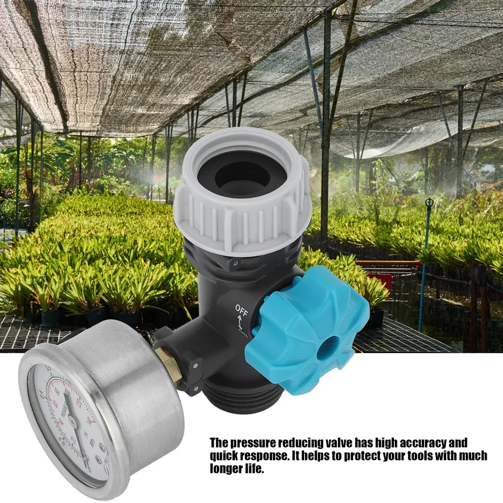 Cocosity G3/4 Wasserdruckregler mit Manometer für Gartenbewässerung