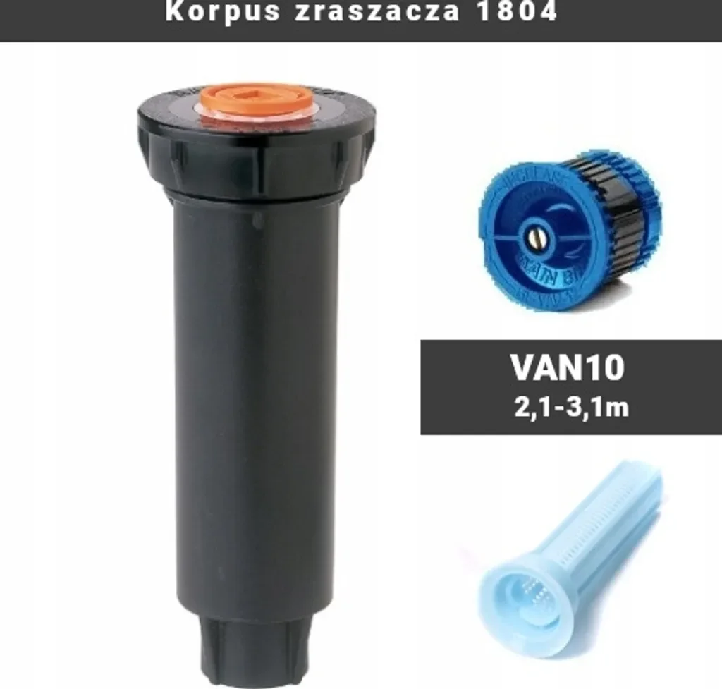 Rain Bird 1804-PC Versenkregner 10 cm Düse VAN-10 2,1-3,1 m