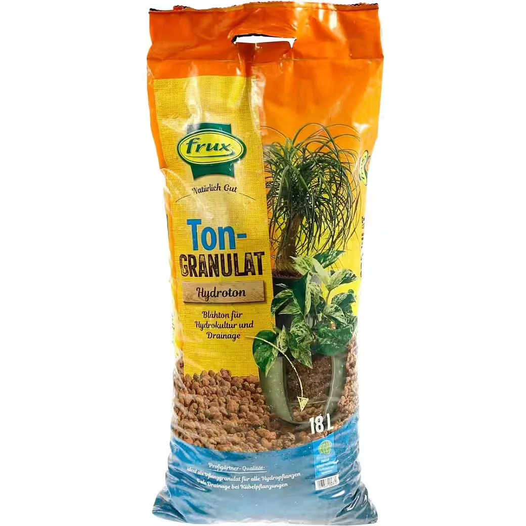 FRUX Blähton Tongranulat Hydroton Pflanzgranulat 18 L Hydrokultur