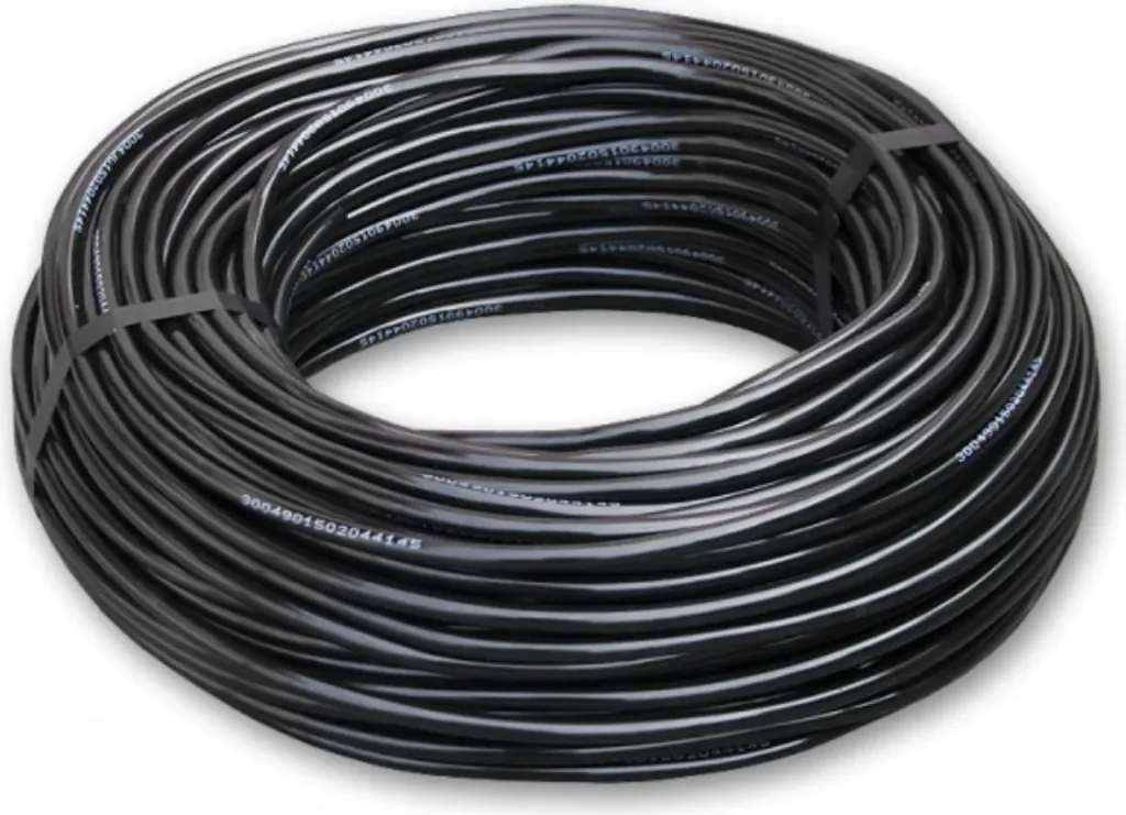 Bradas PVC-Schlauch Black 4x7 mm 100 m für Mikrosprinkler-Bewässerung