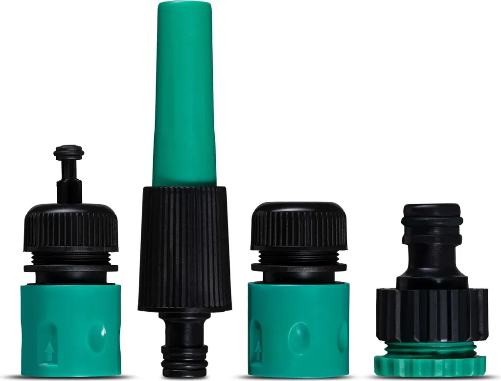 Grafner Gartenschlauch Anschluss-Set 5-tlg. 1/2 Zoll mit Aquastop