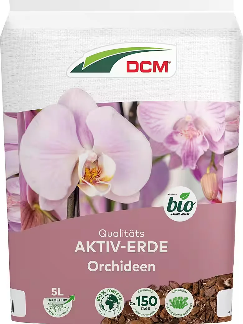 CUXIN DCM Aktiv-Erde für Orchideen Spezialerde 5 l
