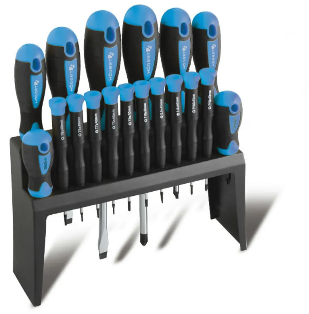 Högert Technik Schraubendrehersatz HT1S098 40/75/100/150 mm