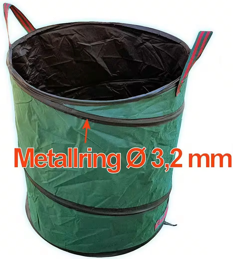 VABIONO Pop-Up Gartensack 150L Oxford 600D Gartenabfallsack