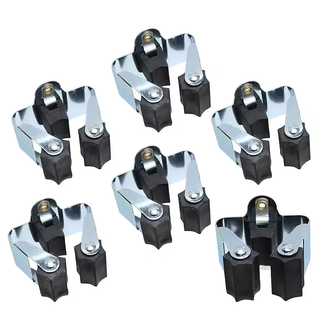 WORK-IT Wandhalter 6er Set Werkzeug- und Besenhalter mit Schrauben