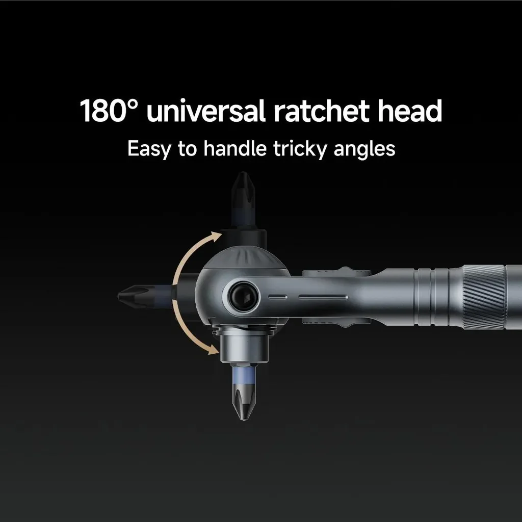 DUKA RS2 40in1 Ratschen-Schraubendreher, 180° Kopf, magnetisch