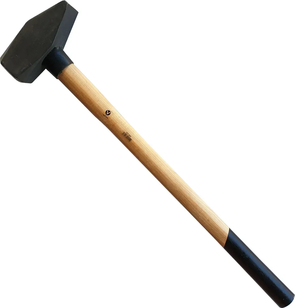 VAGO-TOOLS Vorschlaghammer Werkstatthammer 5 kg Holzstiel 80 cm