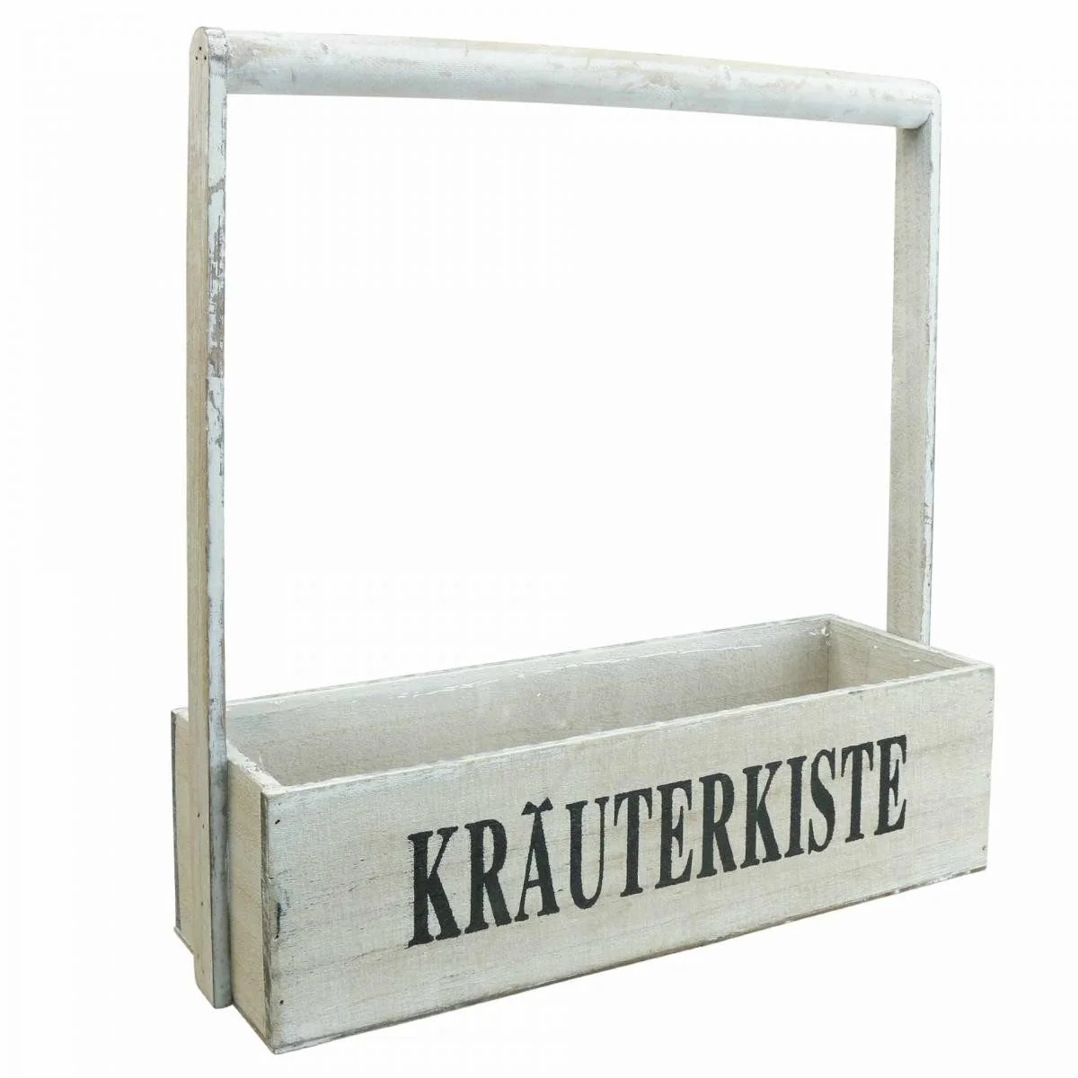 Viana Dekokorb Holzpflanzkasten Kräuterkiste Shabby Chic rustikal