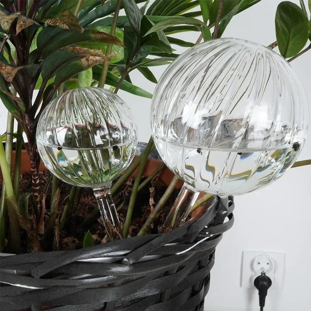 PROGARDEN Bewässerungskugeln aus Glas, 2 Größen für Pflanzen