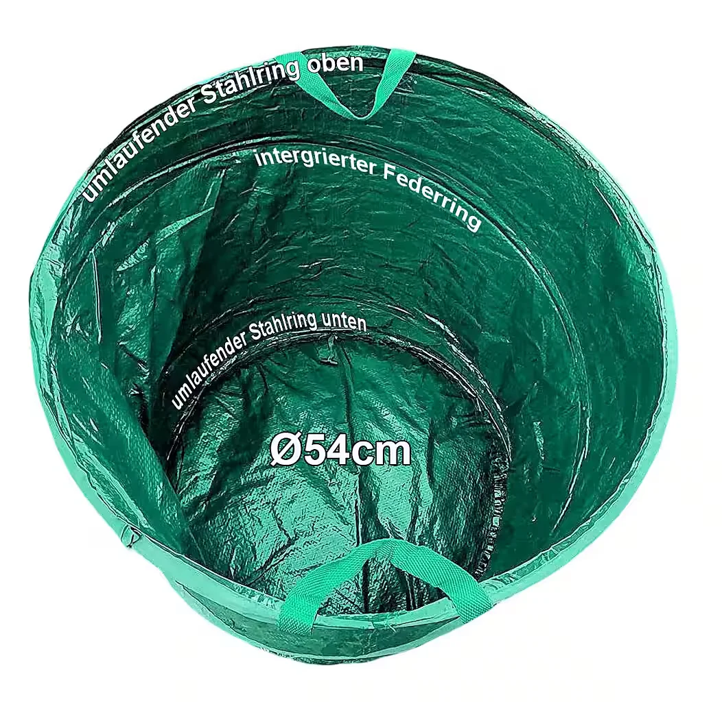 VABIONO Pop-Up Gartenabfallsack 150 L selbstaufstehend 3er bis 6er Set