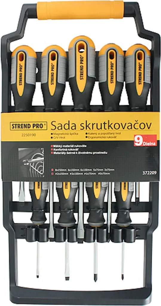PROREGAL Schraubendreher Set 372-209 9-teilig