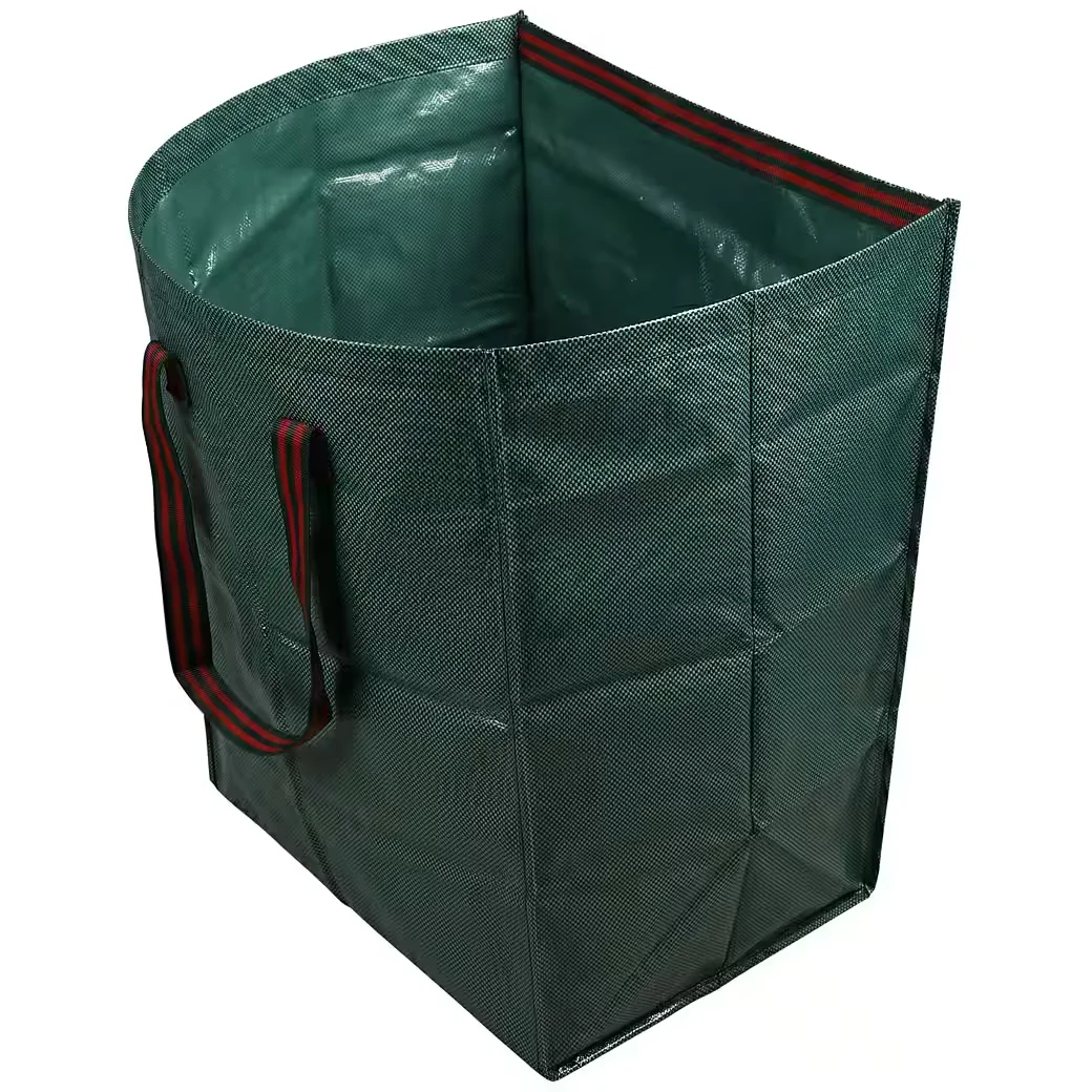 SARCIA.EU Gartensack 200 L faltbar mit Tragegriffen für Laub und Gras