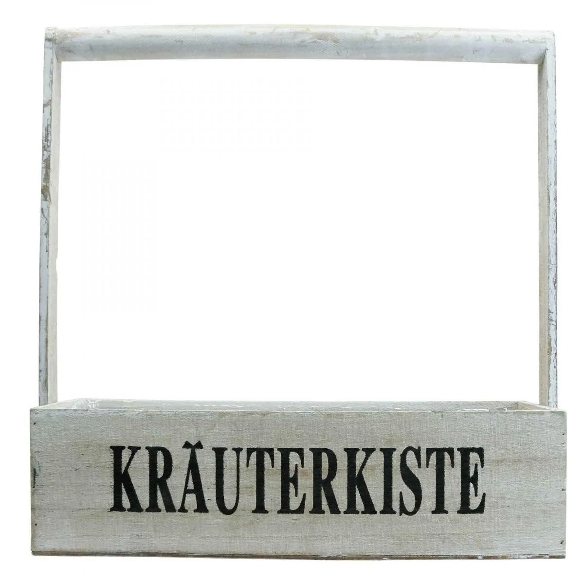 Viana Dekokorb Holzpflanzkasten Kräuterkiste Shabby Chic rustikal