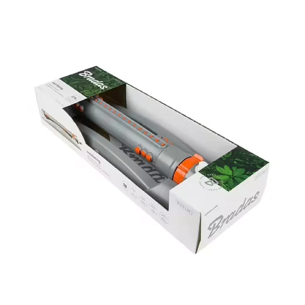 Bradas Viereckregner Rasensprenger mit Schlitten bis 375 m2