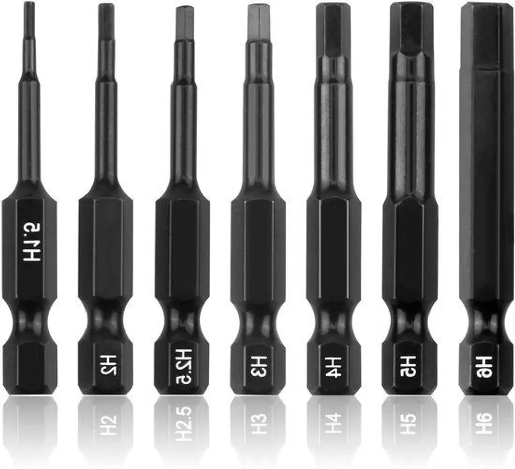 OEM 7-tlg. magnetisches Schraubendreher-Set S2-Stahl, 89 mm Hex