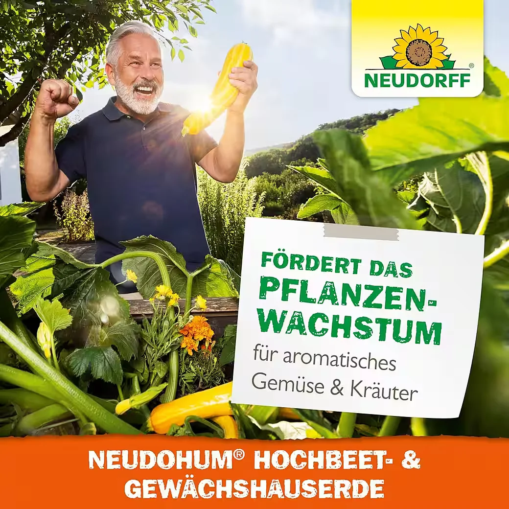 NEUDORFF NeudoHum Hochbeet und Gewächshauserde 40 L torffrei Bio