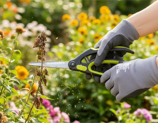 XCLOU Universal Gartenschere Buchsbaumschere Edelstahlklinge 25,5 cm