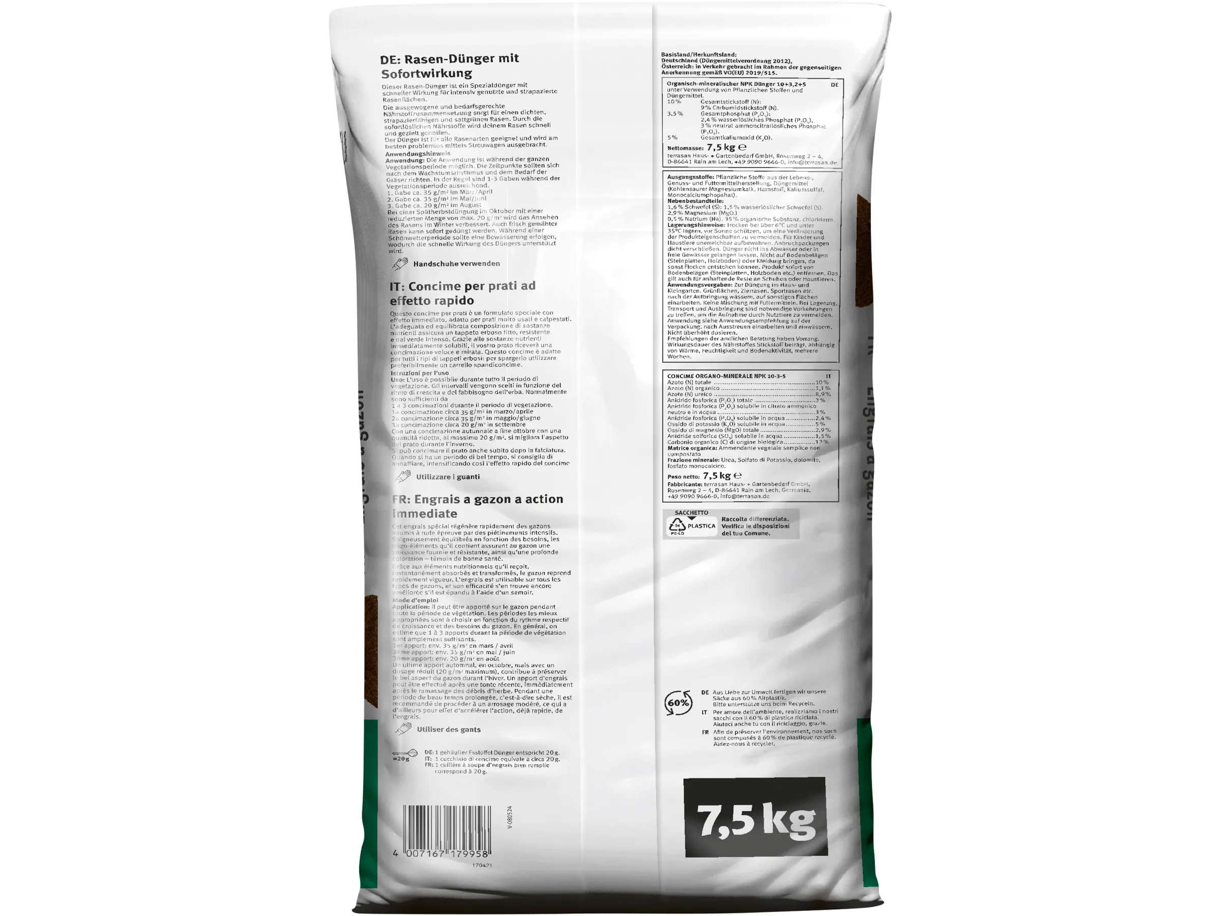 Rasen-Dünger 7,5 kg