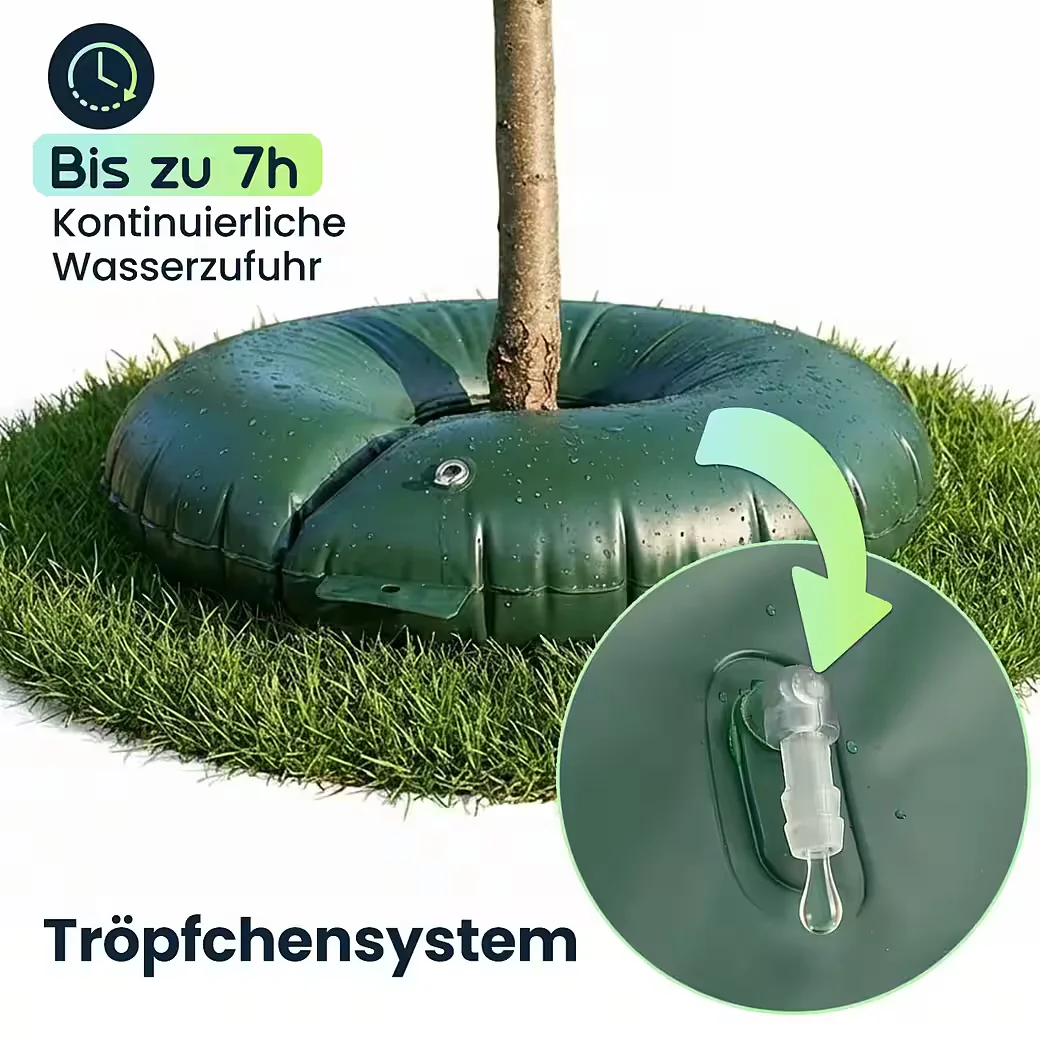 SHOP'N SMILE IDEOON Bewässerungsbeutel 55L Baumbewässerungsring 30 cm